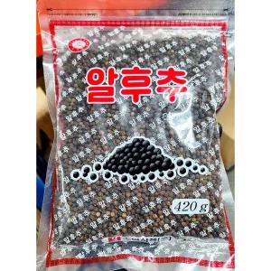 흑후추 (알 파우치 소연 420g)업소용 후추 향신료 통흑 알흑 요리용 통후추 가정용