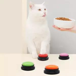 강아지 고양이 발버튼 벨 녹음 훈련 반려동물 애견 컬러