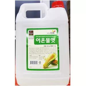 흰물엿 (이츠웰 5k)조리 옥수수 물엿당 조리용 식당 요리당 이온 투명 올리고당