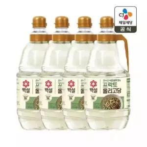 백설 프락토 올리고당 2.45kg x4개