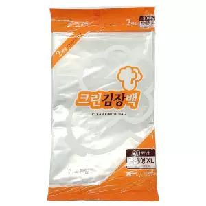 안심보관 가능 위생 적합원료 김장백 특대형 2매 10봉 김장지 김장랩 김치백 다용도투 비닐투 비닐백 용품