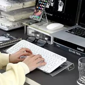 투명 키보드 소모품 액세서리 아크릴 손목받침 과학적인받침대 스탠드