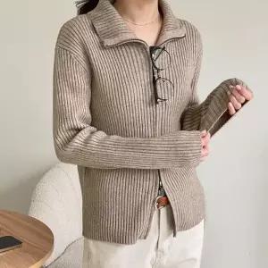 [텐바이텐]여자 골지자켓 카라넥 투웨이집업 봄 가디건