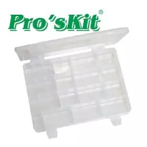 Prokit 다목적 부품 케이스 252x182x40.5mm 부품함 분배(분할) 정리 박스 보관 (비즈. 비트. 공구. 메모리