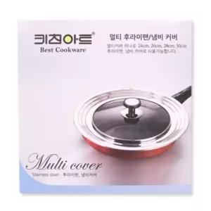 키친아트 후라이팬멀티커버프라이덮개 뚜껑 커버 카바 덮개