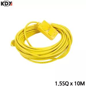 KDY 산업용 전기연장선 2구 1.5SQ x 10M전릴 전기 릴선 작업 자재 캠핑용품 코드