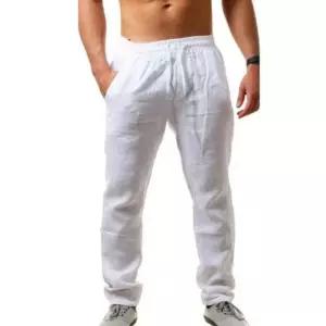 돈크 남자 세미 와이드 린넨 마바지 SD-250434여름반 넨바지 패션팬츠 쿨링 바지 마긴 남성 생활한복