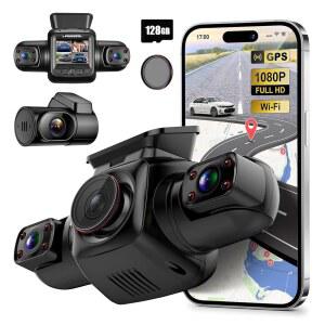PRUVEEO 360도 왼쪽 안쪽 4채널 대시 내장 주차 24 128G 차량용 모드 기능 투시 GPS 장착 CPL 모니터 무료 녹화 제공 야간 WIFI 카드 앞뒤 카메라