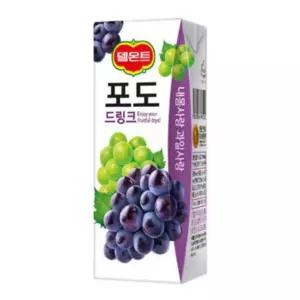 델몬트 드링크 포도 190mlx32팩과일주스 쥬스 음료 단체 탕비실