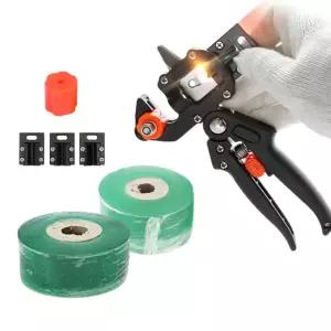 원예용 접목가위 세트 20mm 30mm 롤테이프 2pcs포함 꼭지 꽃가 나무전지 도구 꽂이 정원용 꽃이 다목적공구