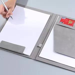 클립보드 가죽결제판 서류 결제 계약서 A4사무용품 문구재용품 디자인 파일 수납 정리 기타 파일철 A4