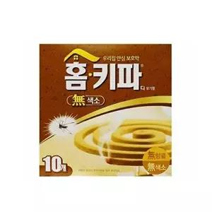 모기 TBZ 홈키파 모기퇴 치용품 무향료 모기향 10p 여름용품 훈증기