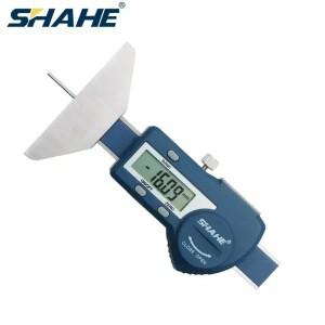SHAHE 디지털 깊이 게이지 0-25mm/0-50mm 자동차 타이어 용 트레드 깊이 게이지 디지털 깊이 캘리퍼스 측정