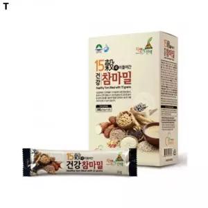 엔초이스 15곡 건강 참마밀 스틱형 30gx10포 300g휴대용 대용량 맛있는밀 든든한한끼식사 한끼 분말가루 선