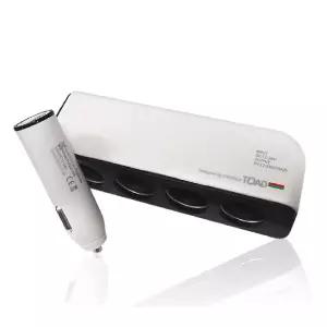 카데코 토드 USB 4구 소켓 0206자동차 시거잭 차량용 자동차용 멀티 시거