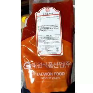 태원 핫칠리 소스 2K매운 다용도 고급 업소용 식당용 가게용 레스토랑 양념 맛있는