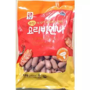 칼집비엔나 (오양 1K)X3소시지 소세지 요리용 조리용 술안주 맥주 호프 반찬