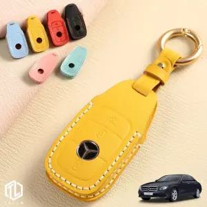 톨른 마카롱 벤츠 E200 스마트키케이스 BZ-03 가죽 홀더키 홀더 홀더세트 커버 전용 천연