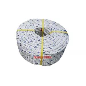 PP 안전로프 빨래줄 밧줄 등산 6mm x 200m 3.5kg타프용 텐트 캠핑용 튼튼한 레져 다용도 설치 타프설치