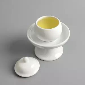 백자 도자기 옥수 그릇 SS 120ml 제수용 불교용품다기 다도 술잔 찻잔 선물용 집들이 이사 중국 세트 다도