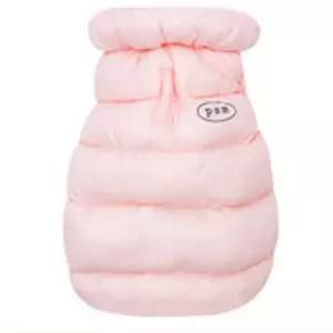 강아지 패딩 조끼 산책의류 지퍼형식 발 밴딩 겨울옷예쁜 애견점퍼 애완견