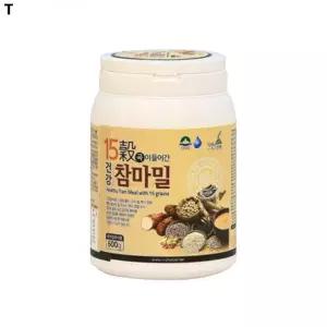 엔초이스 15곡 건강 참마밀 분말형 600g스틱대용량 맛있는 든든한한끼식사 한끼 가루 선식 곡물 휴대용 참