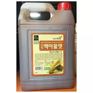 황물엿 (이츠웰 5k)달콤한 큰물엿 물엿통 조리용 요리용 식당 업소 손잡이 맥아 조청 올리고당 달달한