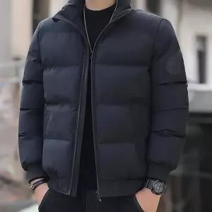 남성용 경량 숏패딩 크롭 하이넥 겨울 가벼운패딩 데일리