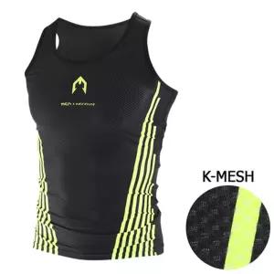 (MTK-KMESH-F-GREEN LINES) 그린라인 냉감 민소매 이너웨어남성운동복 남자스포츠 나시티 셔츠 용나시 야외