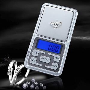 미니 스케일 500g300g200g100g X 0.01g 정확도 전자 디지털 정밀 보석 저울 골드 용 포켓 밸런스