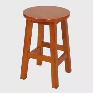 홈바 받침대 원형 원목 복고풍 의자거치대 카페 보조 미술 둥근 아트 식당