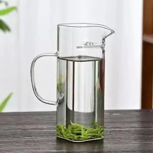 내열유리 거름망 전기포트 숙우 400ml