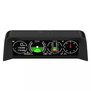 오프로드 주행용 자동차 경사계 디지털 GPS 속도계 HUD 다기능 헤드업 디스플레이 피치 앤 롤
