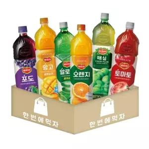 [한번에먹자]델몬트1.5L혼합(오렌지+포도+토마토+알로에+망고+매실)각1