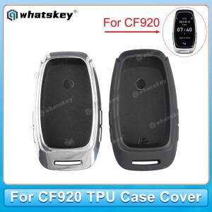 차량거치대WhatsKey CF920 LCD 스마트 원격 자동차 키 커버 TUP 케이스 보호기 체인 디스플레이 Anti Falli