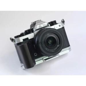 나무 베이스 핸드 그립 퀵 릴리스 L 플레이트 브래킷 삼각대 Nikon ZFC Z-fc 디지털 카메라 Arca-Swiss RSS
