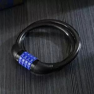 비밀 자전거 도난 케이블 보안 번호 자물쇠-WFNYHXG