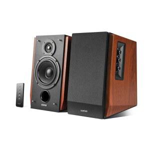 [미국배송] EDIFIER R1700BT 증폭 블루투스 책장 스피커 시스템 2.0 전원 활성 66와트 RMS - 목재