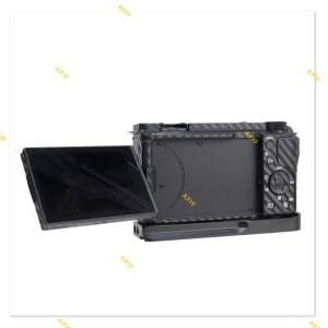 Axyf L 모양 그립 핸들 브래킷 퀵 릴리스 플레이트 설치 된 안정 장치 액세서리 ZV-E10II 카메라 용 핸드