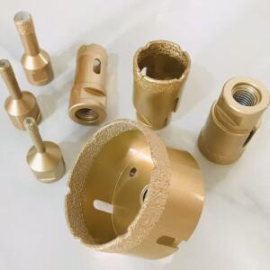 1pc6-100mm 드라이 다이아몬드 도자기 드릴링 코어 비트 세라믹 타일 홀쏘 커터 화강암 대리석 M14 나사 오