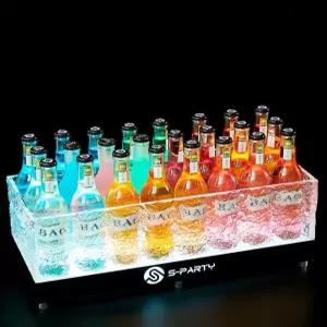 얼음바스켓 클럽 LED 맥주보틀 아크릴 위스키