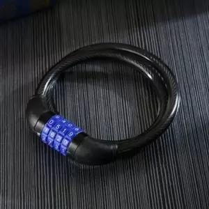 비밀 자전거 도난 케이블 보안 번호 자물쇠-WFNYHXG