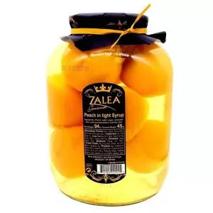 ZALEA 잘레아 통복숭아 통조림 고메 피치 라이트시럽 94온스