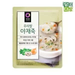X 우리쌀 청정원 60g 5개 야채죽