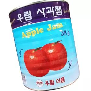 우림 사과잼 3kg 6개 과일잼