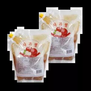 부국 사과잼 3KG x 2개 (6KG) 파우치 와플쨈