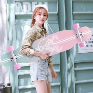 입문용 46인치 스케이트 댄싱 보드 롱보드