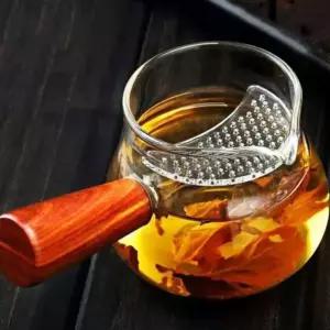 차우림 티센스 공도배 거름망 내열강화유리찻주전자 숙우 필터 포트 일체형 도배 로하