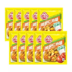 바몬드카레 순한맛 1KG 10개 순한 즉석 간편 있는 요리 간편조리식품 간편식 캠핑 자취