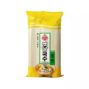 [하프클럽/]bns 오뚜기 옛날국수 중면 1.5kg X 4개 굵은면 잔치국수
